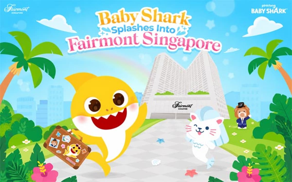 Baby Shark Swims Into Fairmont Singapore