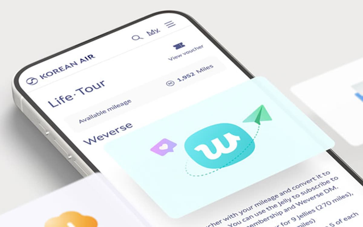 Korean Air Expands Skypass Redemptions with Weverse Partnership