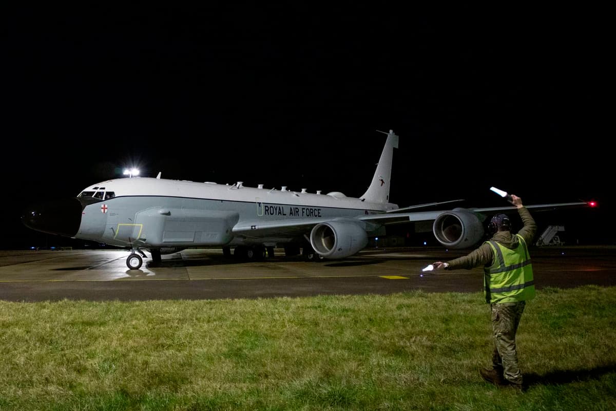 UK Surveillance Aircraft Flies Baltic Surveillance Mission