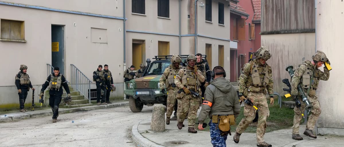 British and French Troops Train for NATO Rapid Response Role