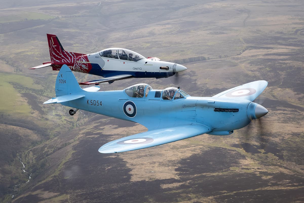 QinetiQ Joins Spitfire Anniversary Flypast