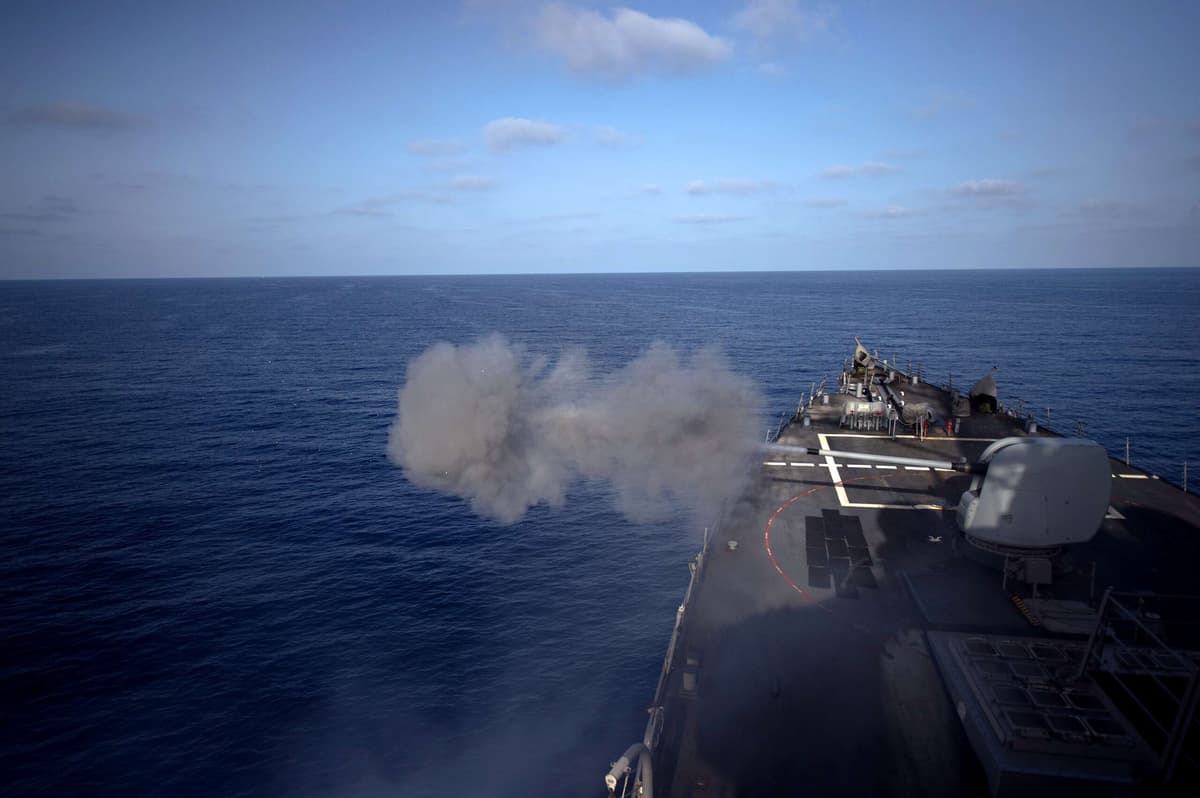 American Destroyer Opens Fire in the Mediterranean