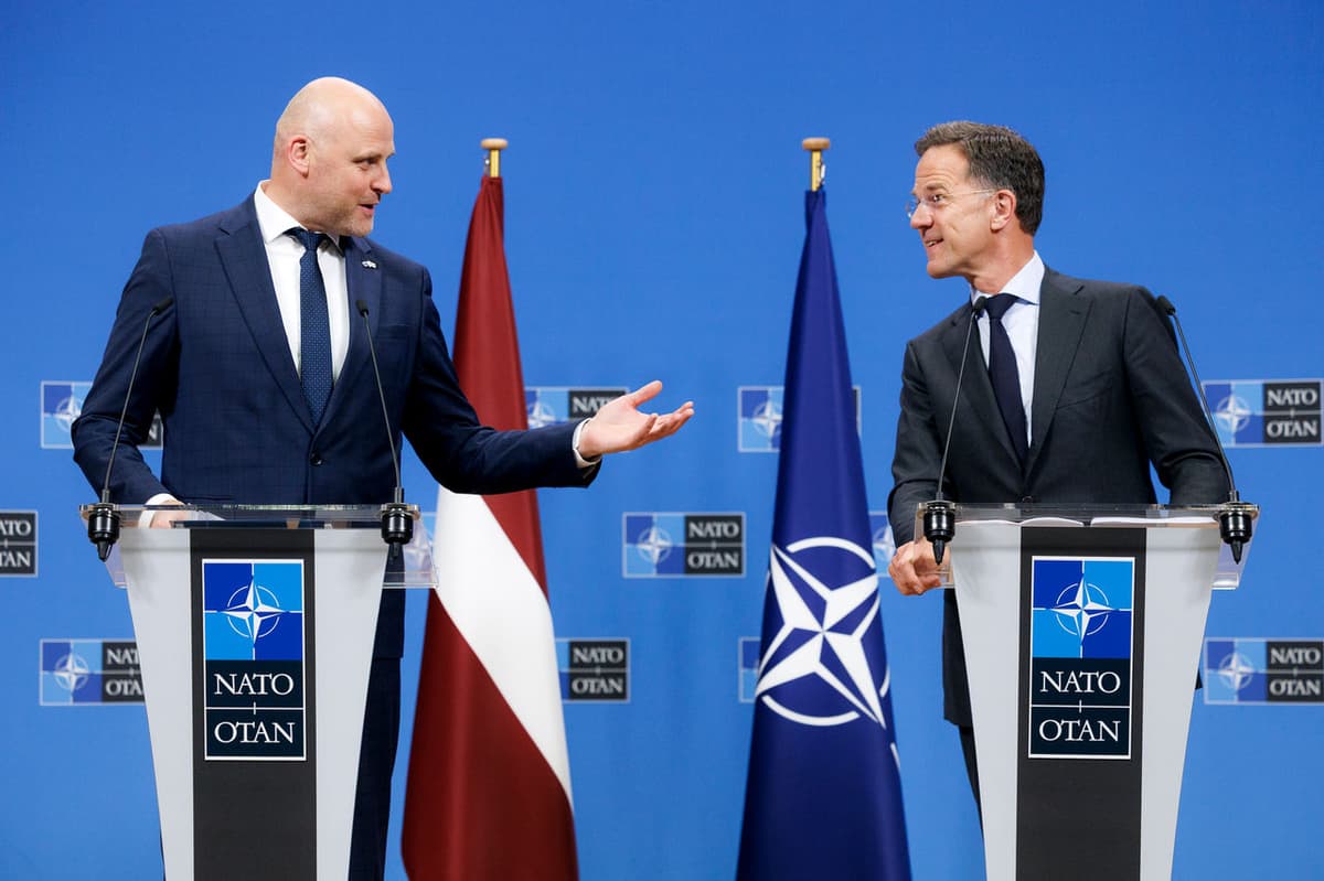 Rutte Hails Latvia Ahead of Ankara Summit as Drone Downed