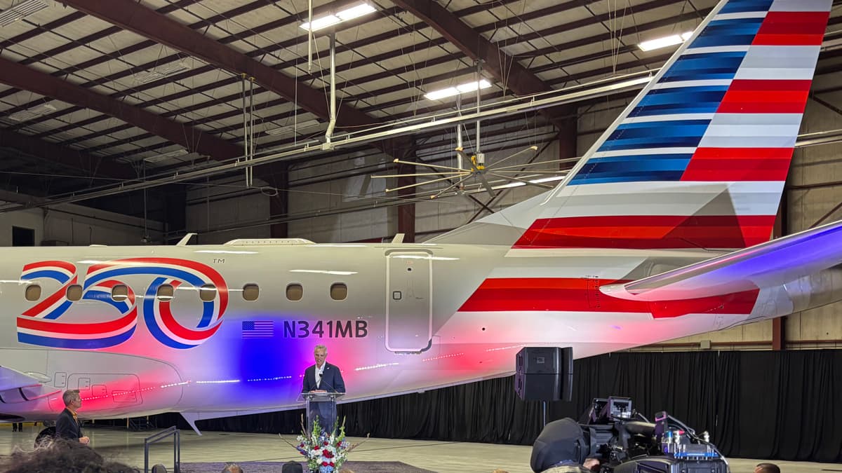 American Airlines Celebrates America’s 250th — With A Brazilian Regional Jet