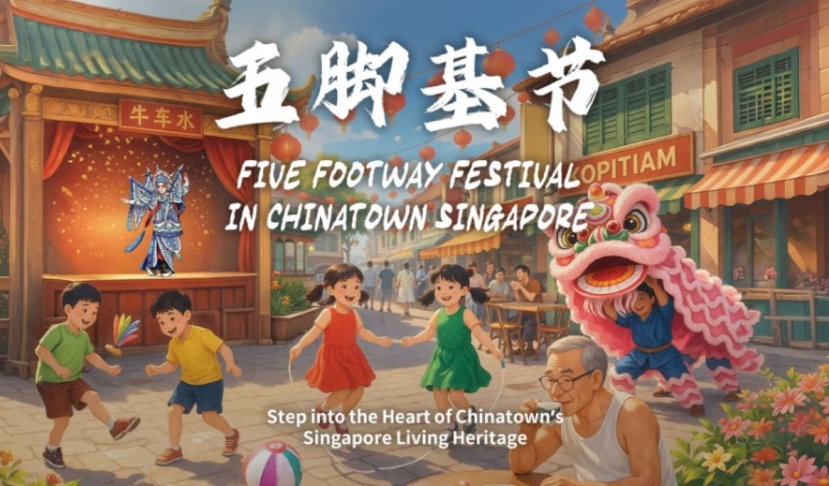 Singapore S Five Footway Festival Returns to Chinatown