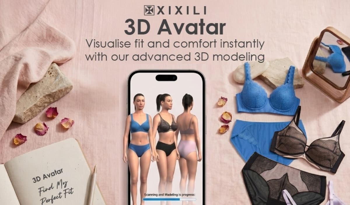 XIXILI Launches 3D Avatar Fitting for Malaysian Lingerie Retail