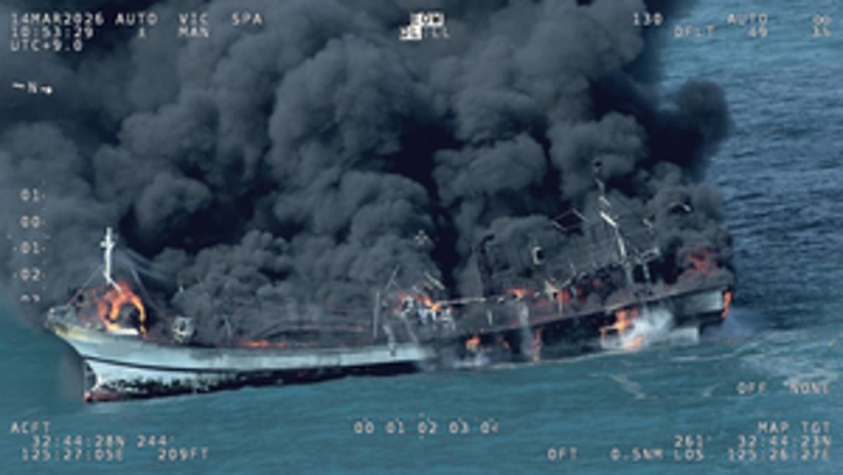 Search Under Way for 2 Crewmembers Missing in Ship Fire Off Jeju