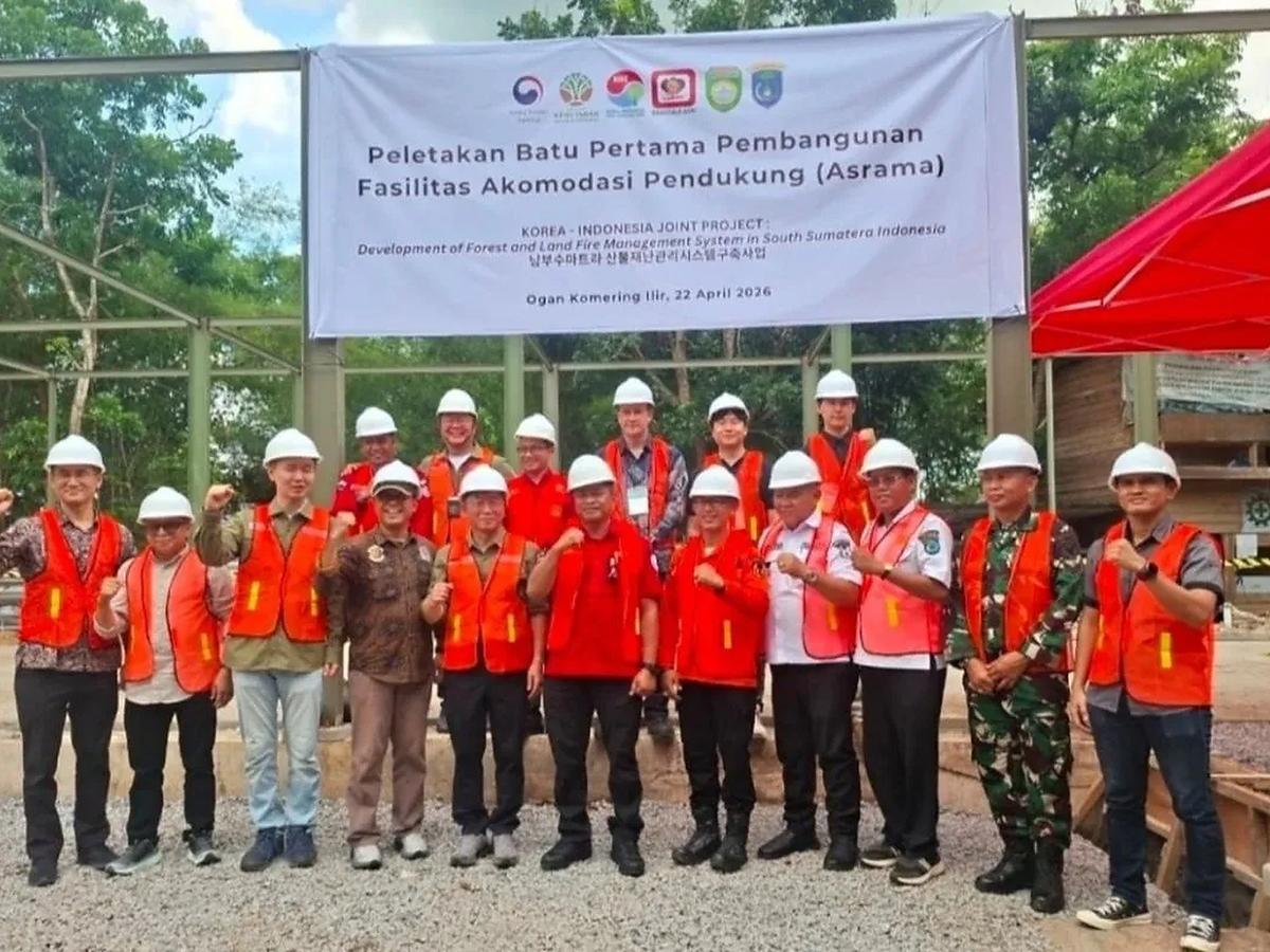 Indonesia and South Korea Break Ground on Sumatra Fire Centre for El Niño