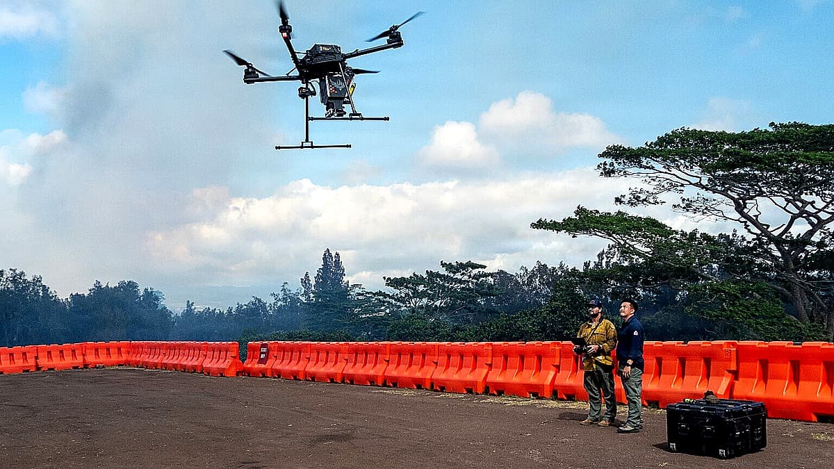 US Army Deploys Drones in Hawaii’s Forests to Cut Wildfire Risk