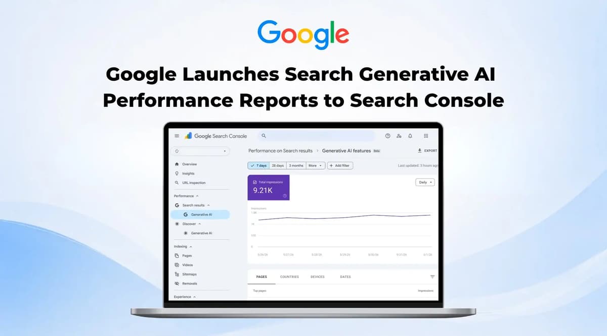 Google Introduces Search Generative AI Performance Reports to Search Console