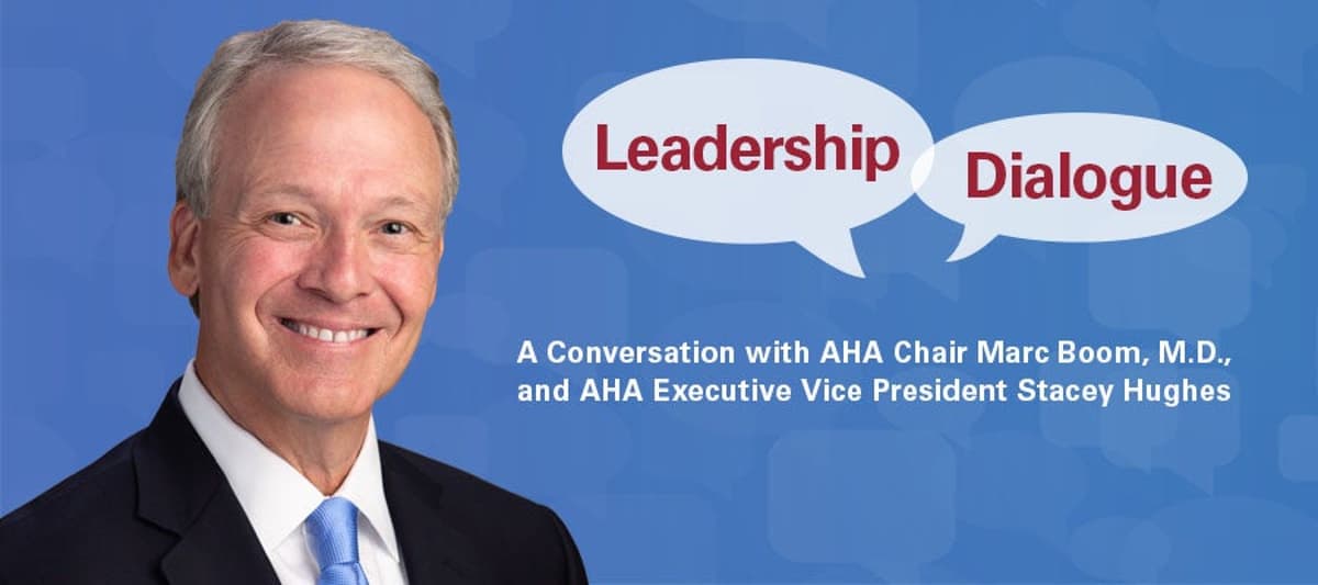 Chair File: Leadership Dialogue — The Role of Advocacy in Advancing Health Care with AHA Executive Vice President Stacey Hughes
