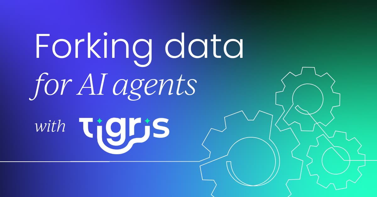 Forking Data for AI Agents: The Missing Primitive for Safe, Scalable Systems