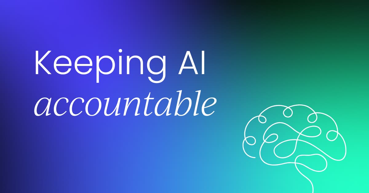 A New Framework for  Keeping AI Accountable