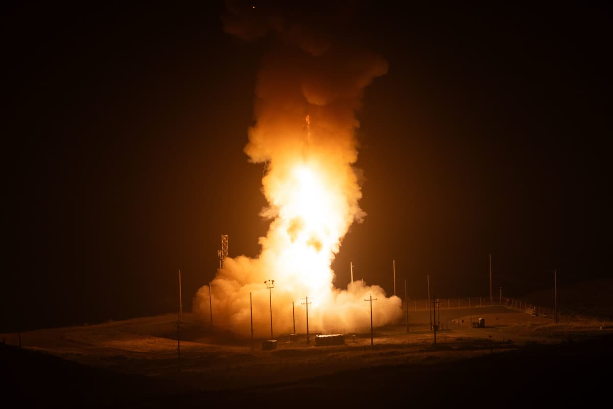 Global Strike Command Launches Minuteman ICBM Test