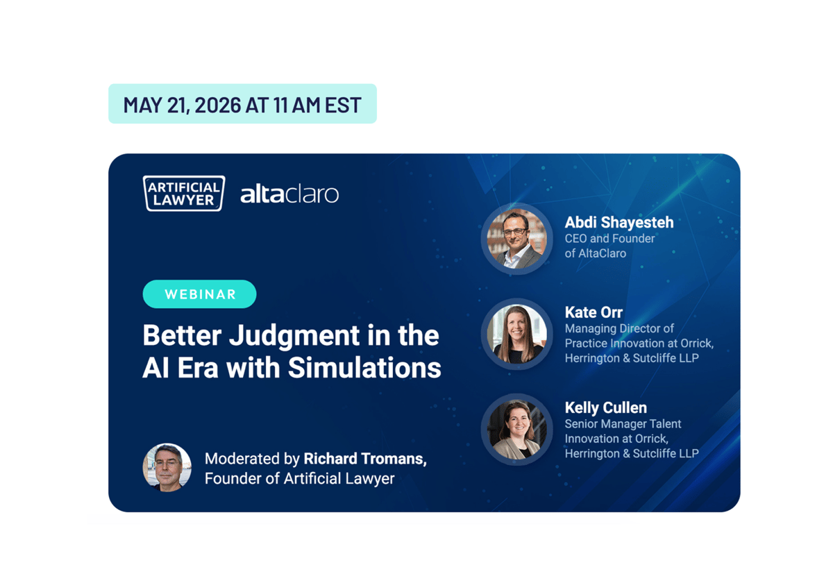 Webinar: Better Judgment in the AI Era – May 21
