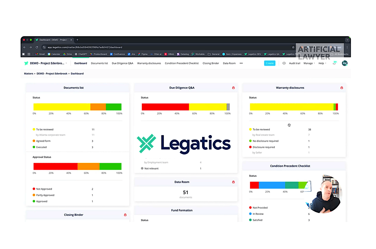 Product Walk Through: Legatics – Transaction Management