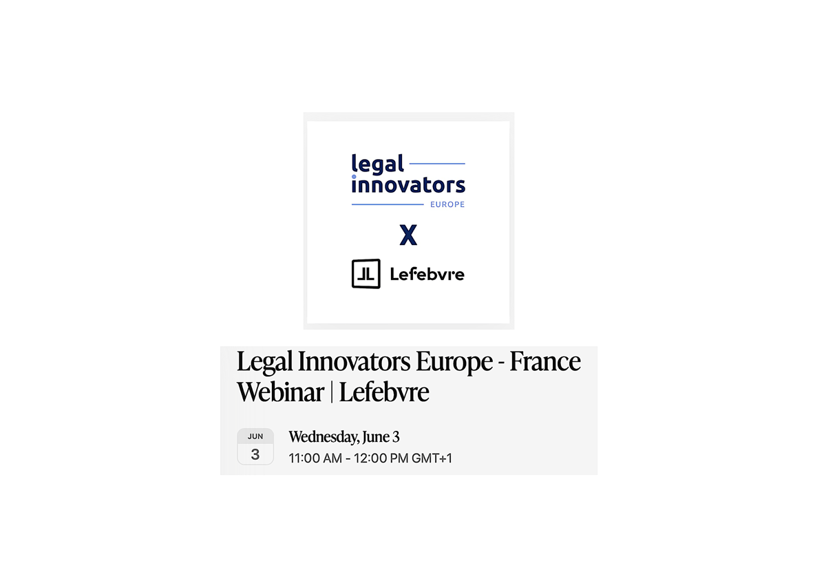 Legal Innovators Europe Webinar – Implementing Legal AI