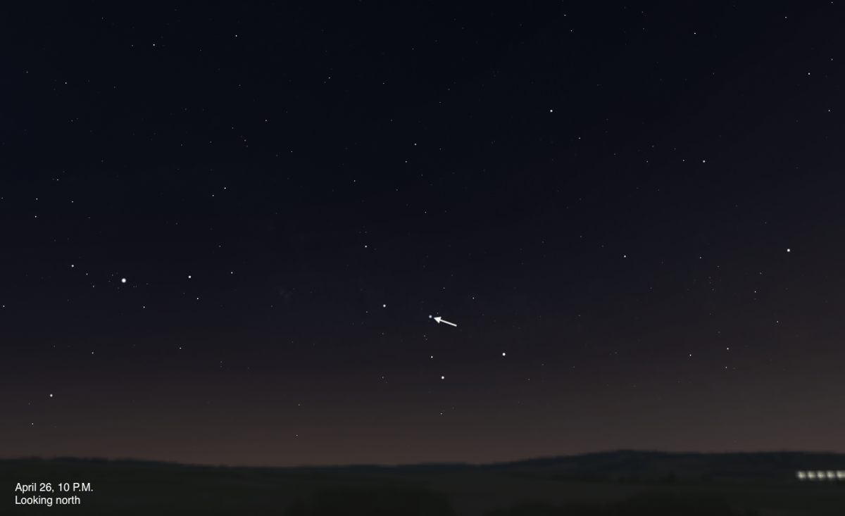 The Sky Today on Sunday, April 26: A Look at Enigmatic Gamma Cas