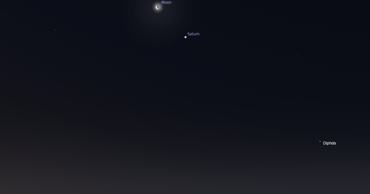The Sky Today on Wednesday, June 10: The Moon Shines with Saturn