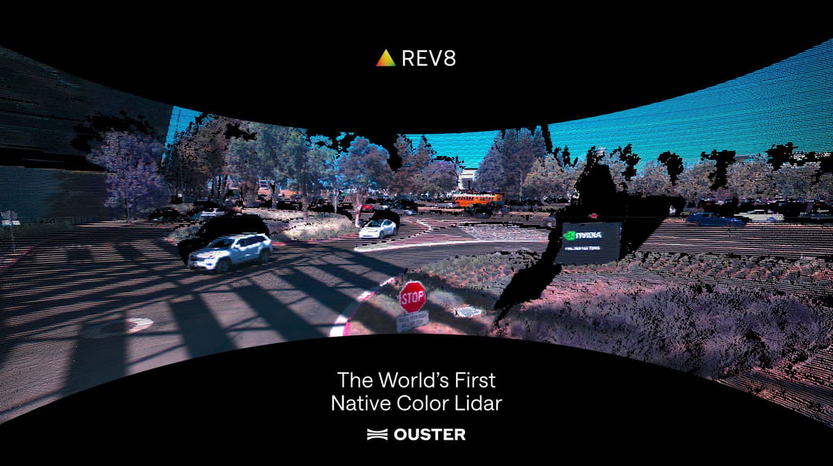 Native-Color Rev8 Lidar From Ouster Targets Level 4 AV Development
