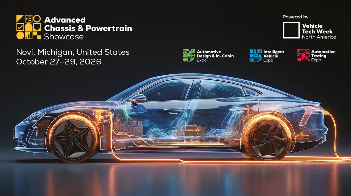 New Chassis and Powertrain Event to Launch at Vehicle Tech Week North America 2026