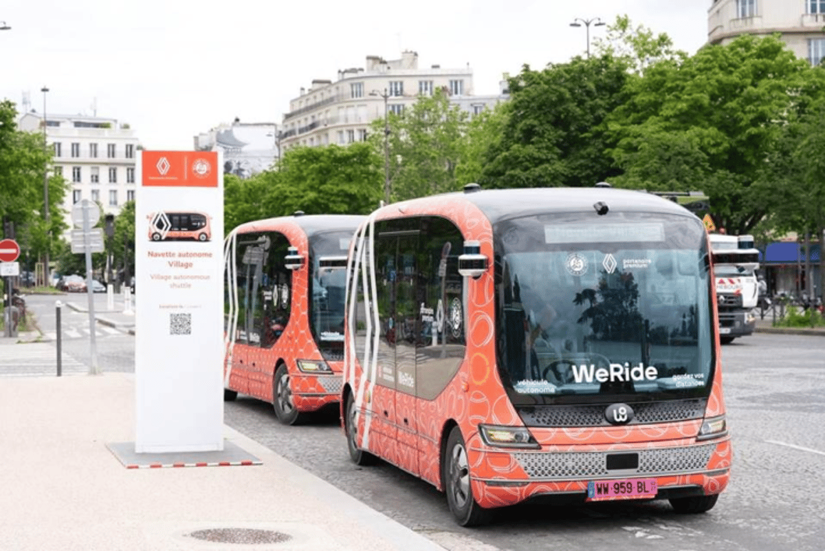 WeRide and Renault Once Again Offer Autonomous Bus Service at Roland-Garros Tournament