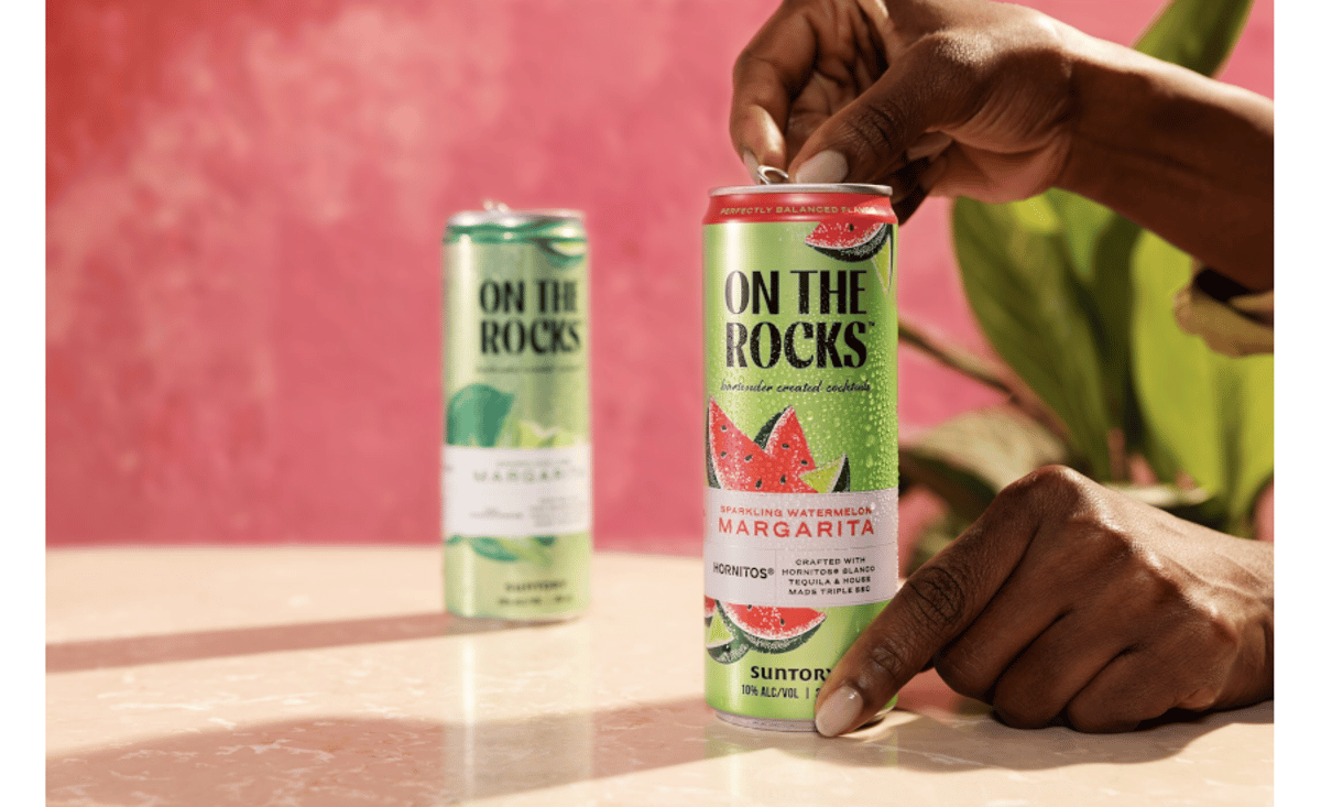 On The Rocks Passion Fruit Margarita, Sparkling Watermelon Margarita