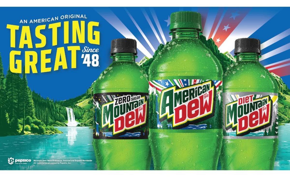 Mountain Dew Introduces American Dew Bottle