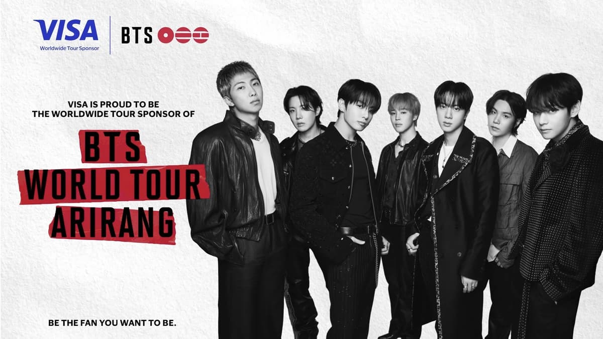 Visa Named Worldwide Sponsor of BTS ‘Arirang’ Tour