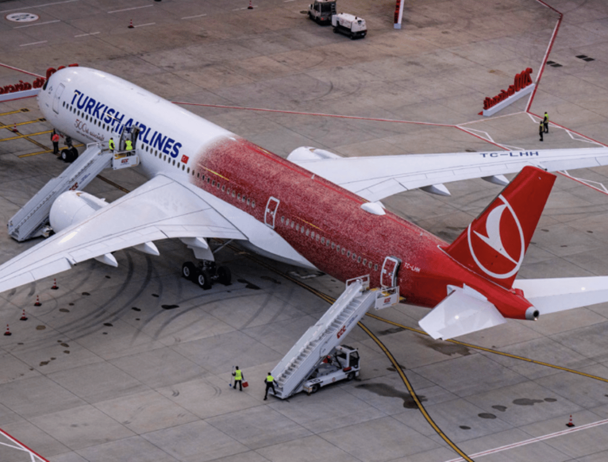 Turkish Airlines Unveils Its 500th Aircraft Featuring a Special Livery of 100,000 Employees