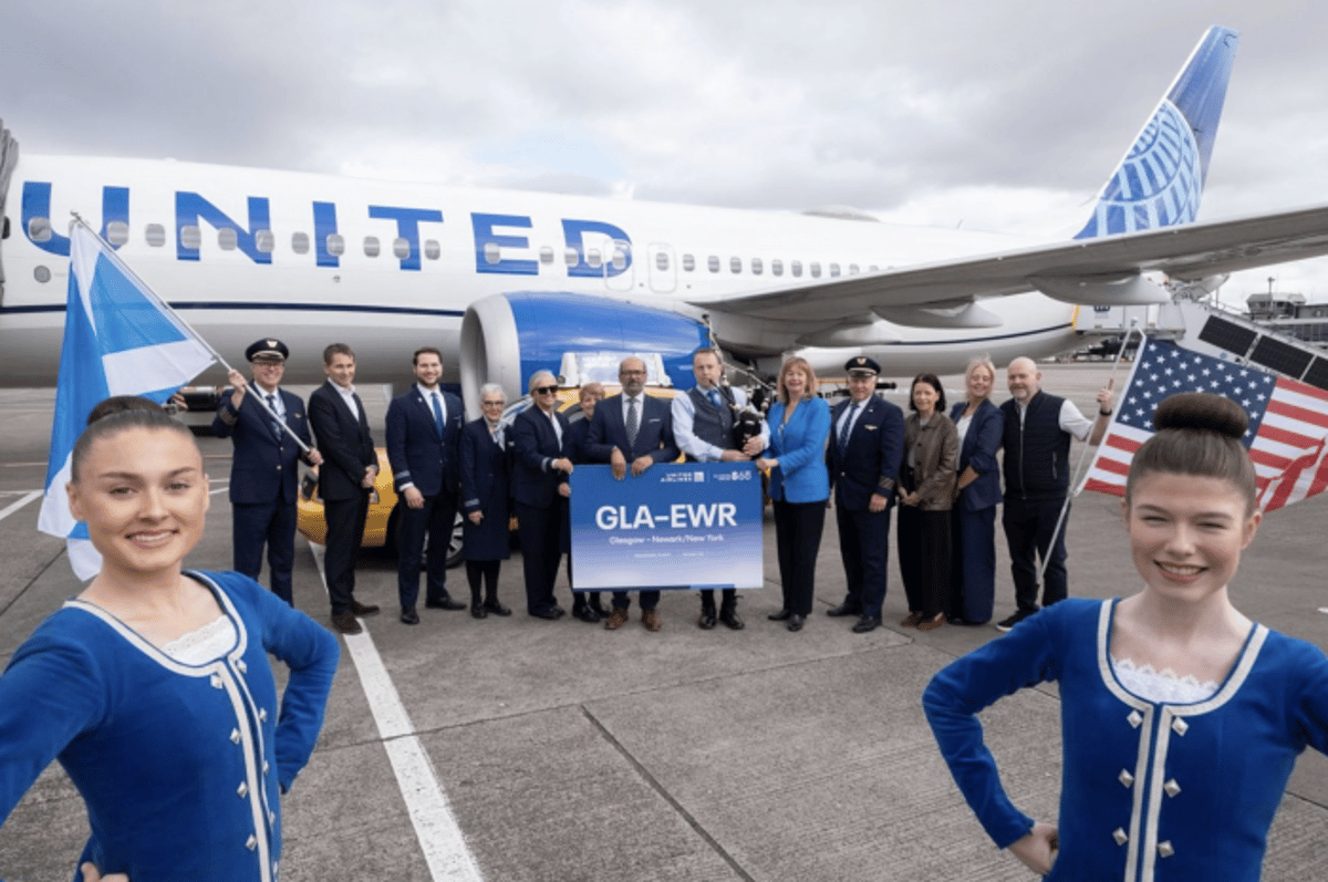 United Airlines Launches Nonstop Daily Seasonal Service Between Glasgow and Newark/New York