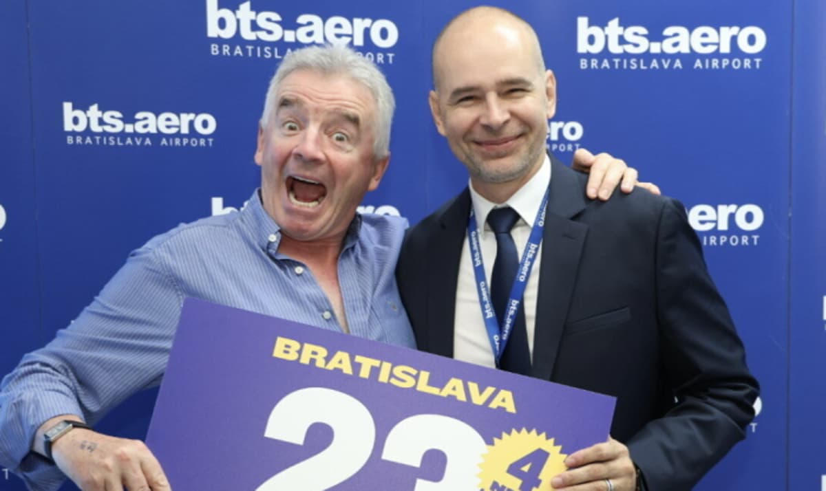 RYANAIR ADDS 4TH AIRCRAFT IN BRATISLAVA FOR W2026 4 NEW ROUTES, & 125% TRAFFIC GROWTH