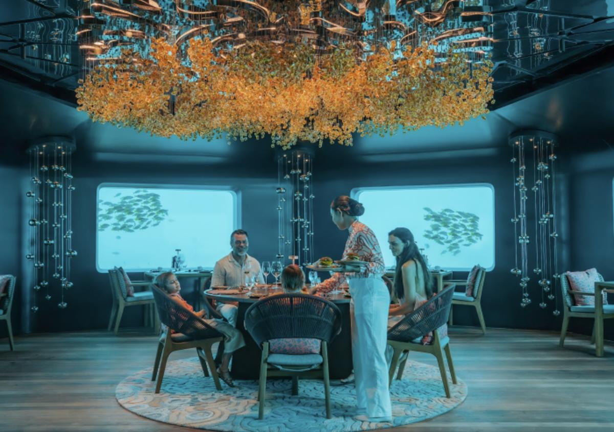 Fine-Dining Beneath the Ocean: Introducing BUBBLE Underwater Restaurant at Meyyafushi Maldives