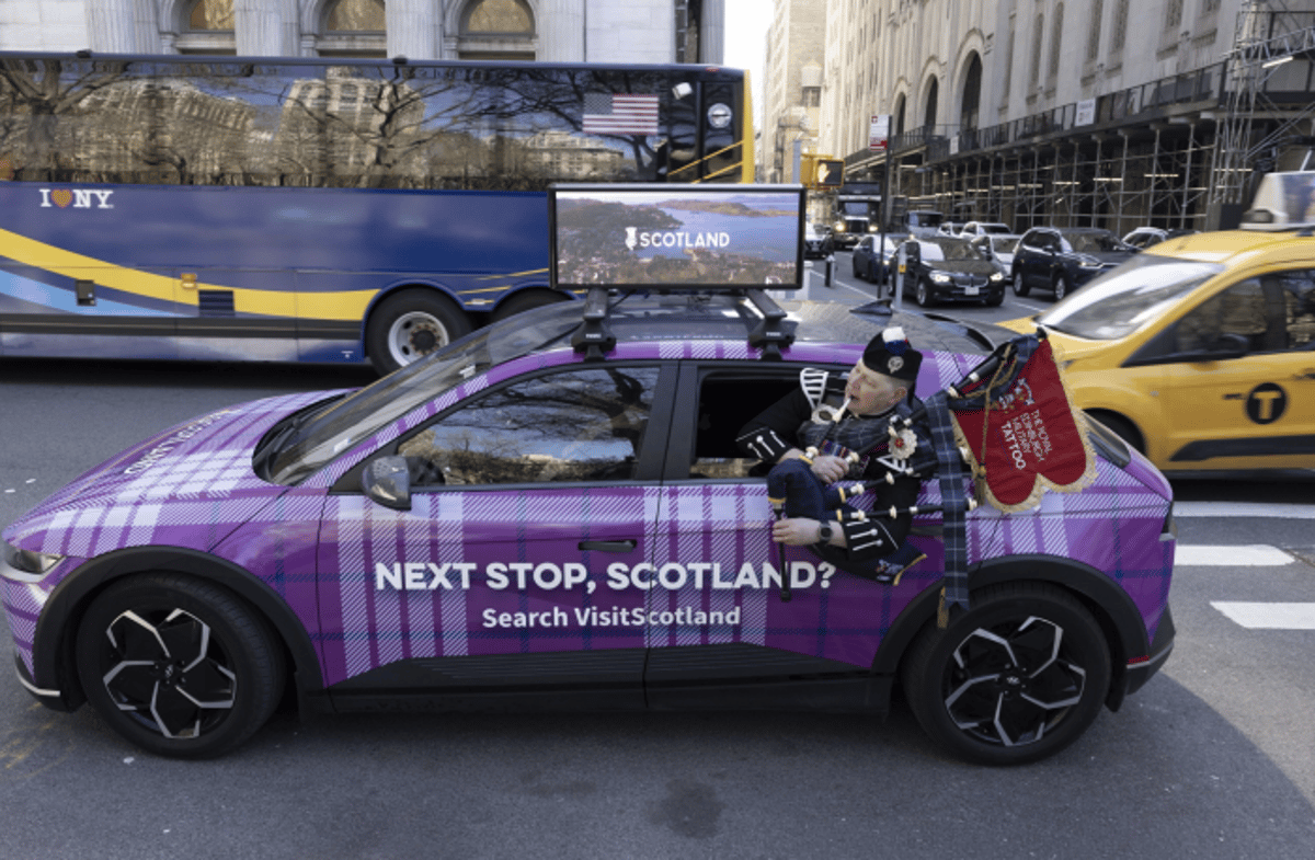 Scotland Brings Tartan Taxis to Manhattan for NYC Tartan Week
