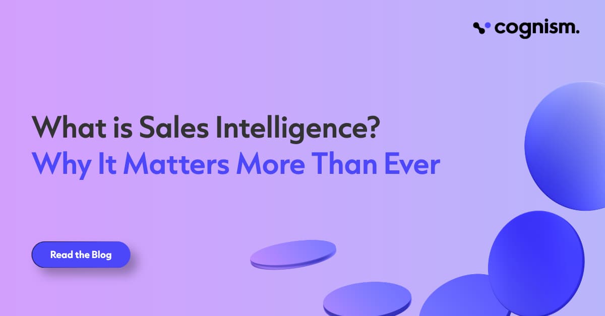 What Is Sales Intelligence and Why It Matters in 2026