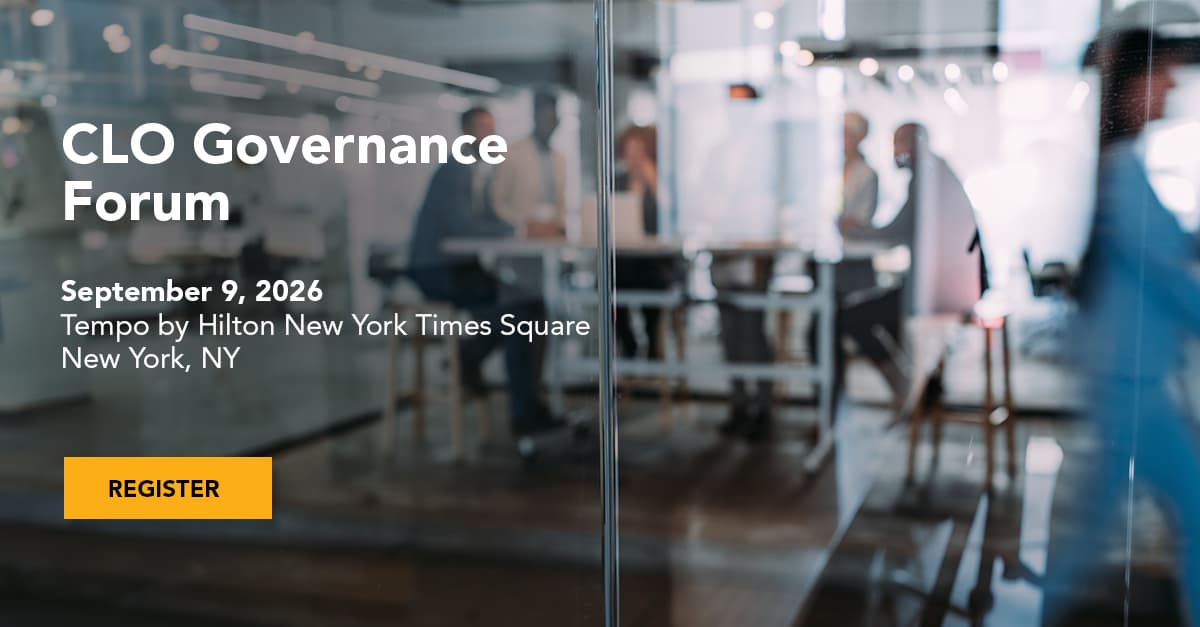 CLO Governance Forum: September 10 | NYC