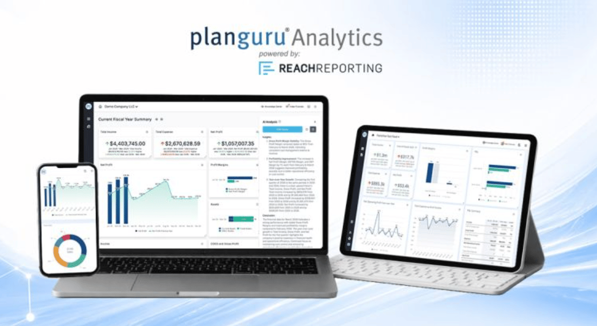 PlanGuru Launches PlanGuru Analytics, Powered by Reach Reporting