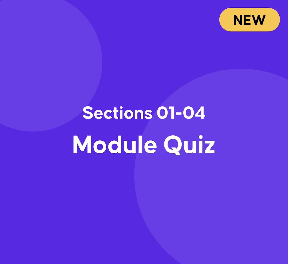 Module 1 Quiz