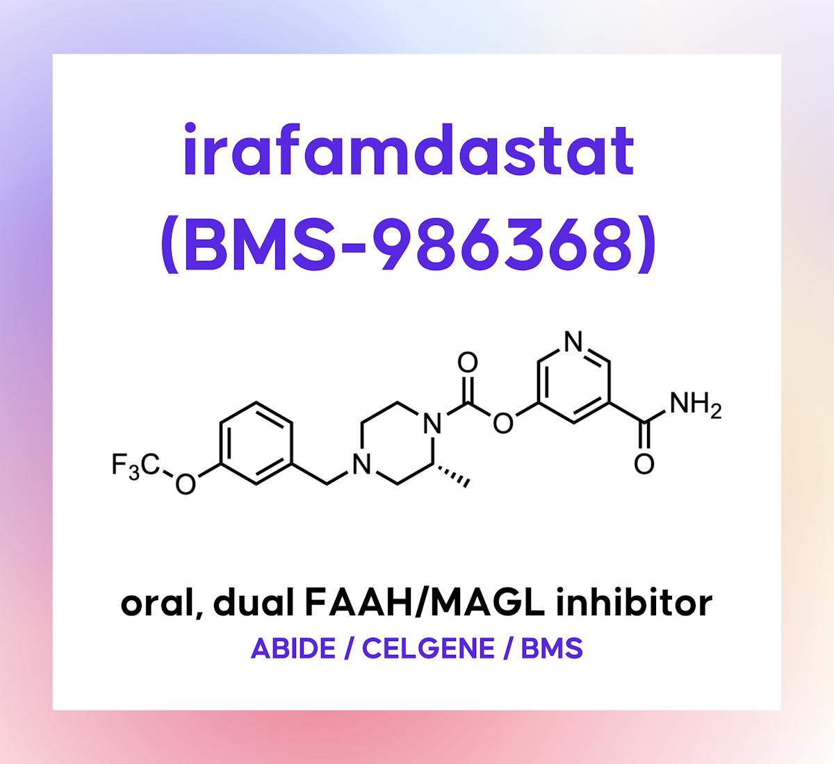 Irafamdastat (BMS-986368)
