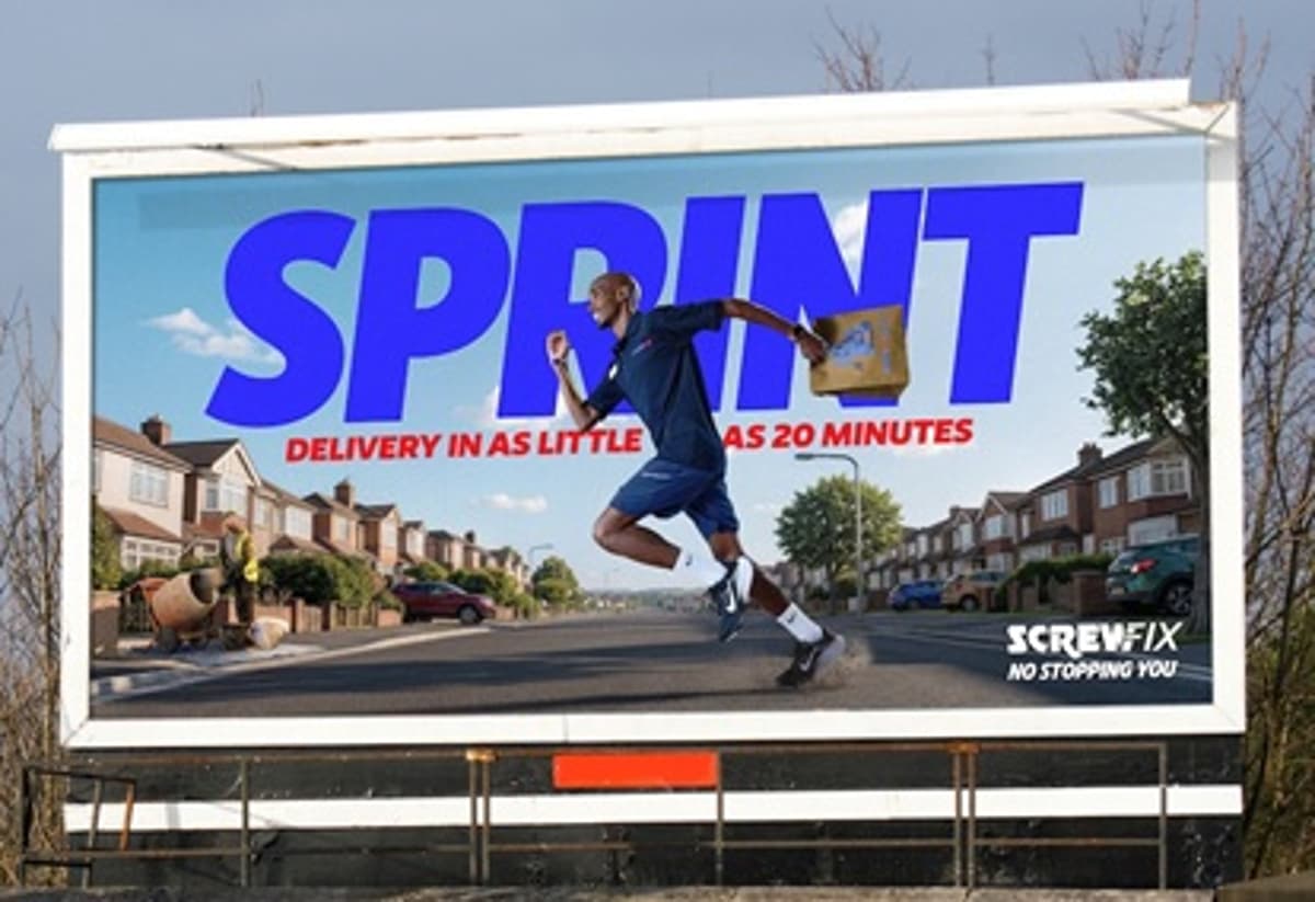 Screwfix Highlights Speed with New Mo Farah Activity