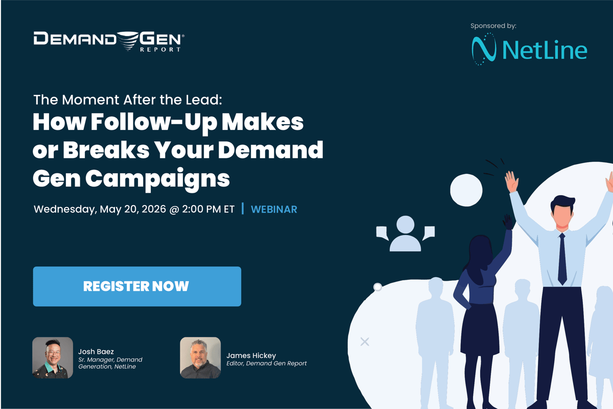 Stop Losing Warm Leads: Join NetLine’s Josh Baez’s Webinar May 20