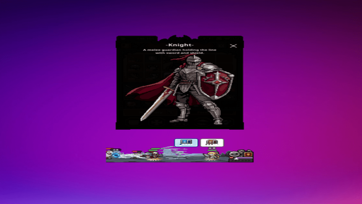 Best Knight Build in TBH: Task Bar Hero