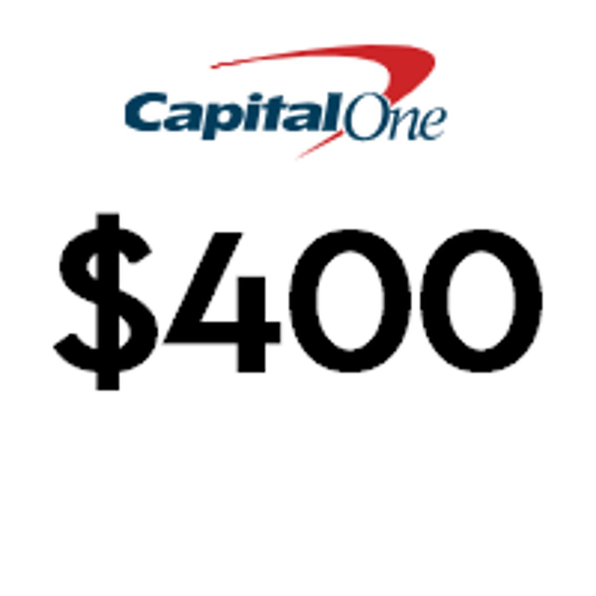 Capital One $400 Checking Bonus