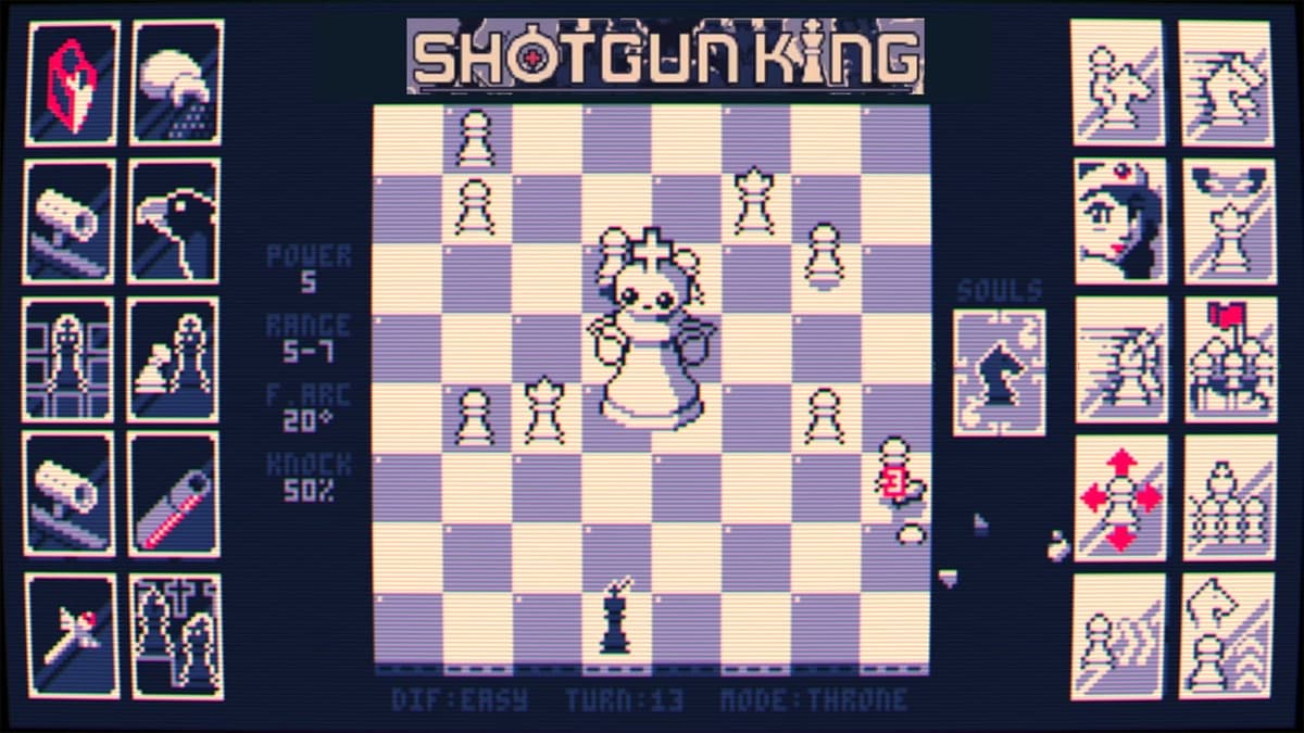 Shotgun King Is Chess Where You Replace Your Army with a Shotgun, Out Now