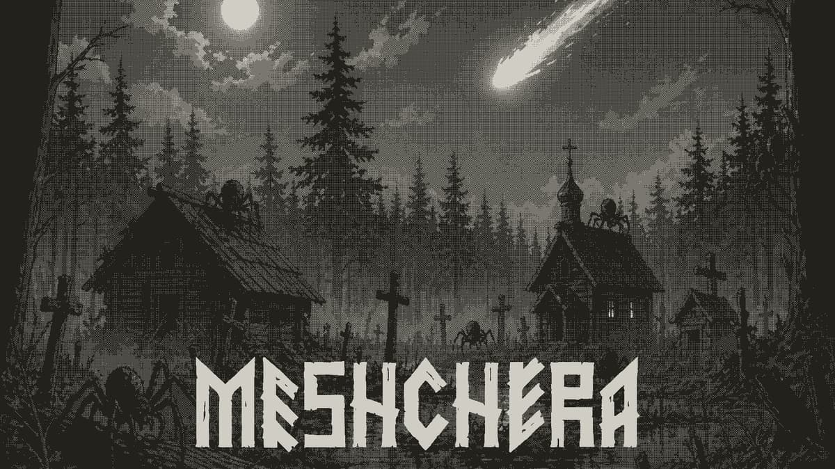 Check Out Meshchera, an Atmospheric Match-Three Game for Playdate Set in a Haunted Marsh