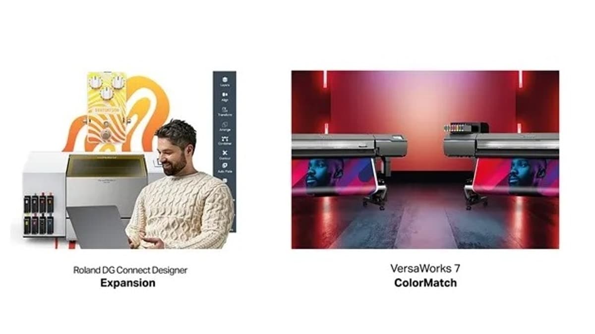 Roland DG Updates Connect Designer and VersaWorks 7