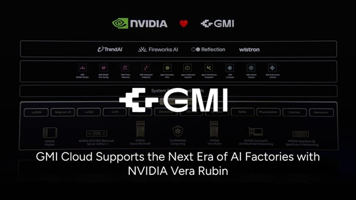 GMI Cloud Backs NVIDIA-Based Agentic AI Infrastructure