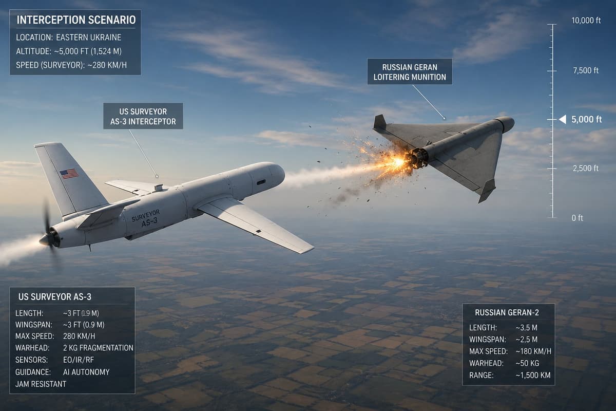 2 U.S. Drones Choke Russian Military Ops in Ukraine; Meet Merops AS-3 Surveyor & Hornet Strike Drones