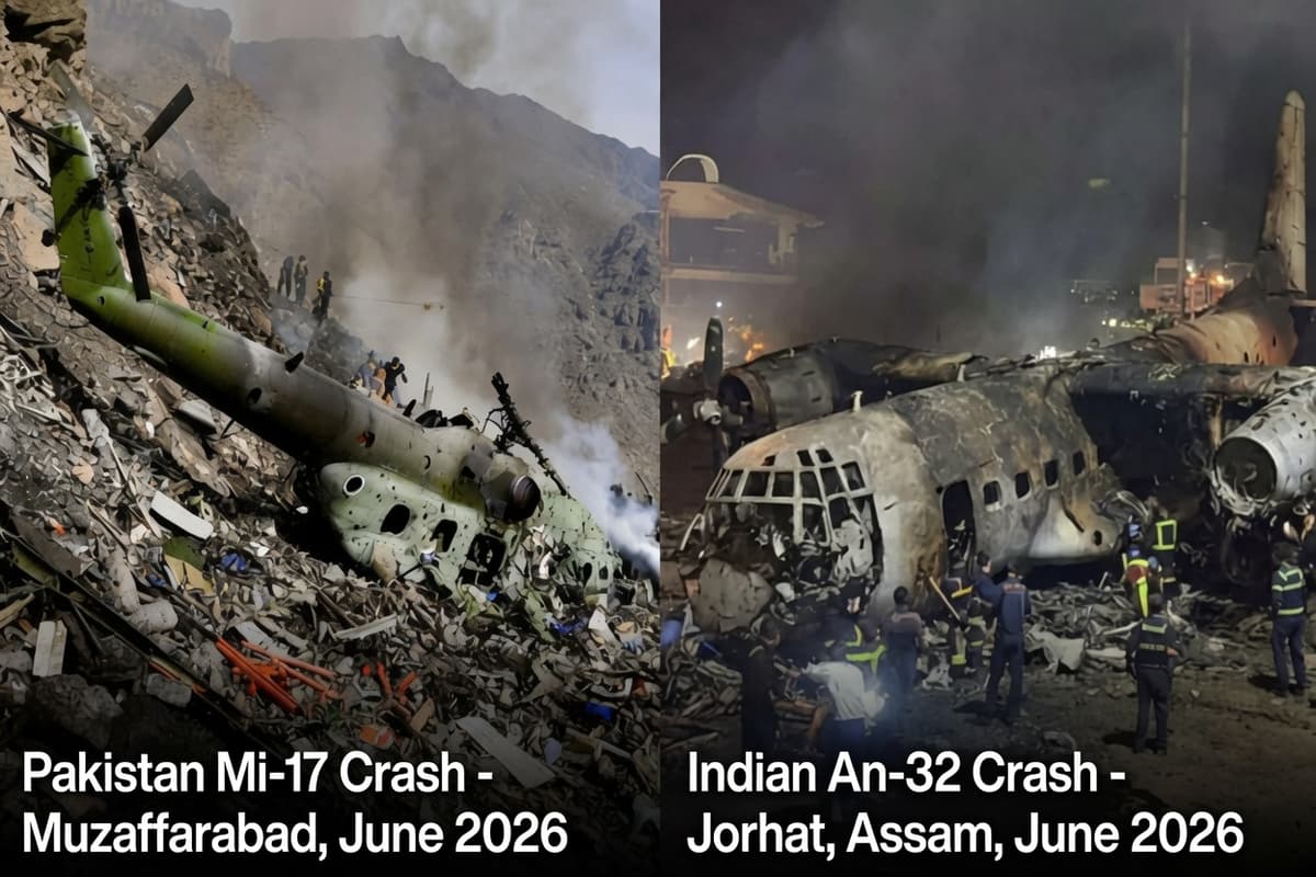 27 Dead in Back-to-Back Crashes of Russian-Origin Aircraft in Pakistan & India. Aging Fleets Raise Safety Concerns
