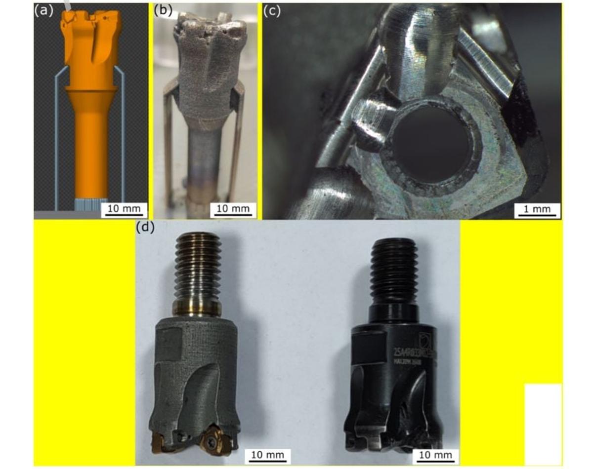 Researchers Test 3D Printed Milling Cutter With Conformal Cooling